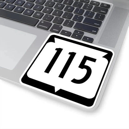 WIS 115 (Wisconsin) (Road Sign) STICKER Vinyl Kiss-Cut Decal - The Sticker Space