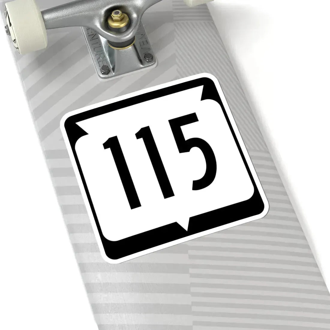 WIS 115 (Wisconsin) (Road Sign) STICKER Vinyl Kiss-Cut Decal - The Sticker Space