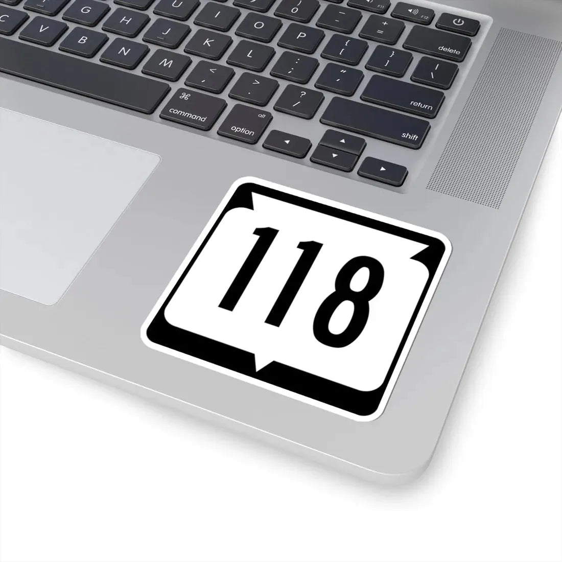 WIS 118 (Wisconsin) (Road Sign) STICKER Vinyl Kiss-Cut Decal - The Sticker Space