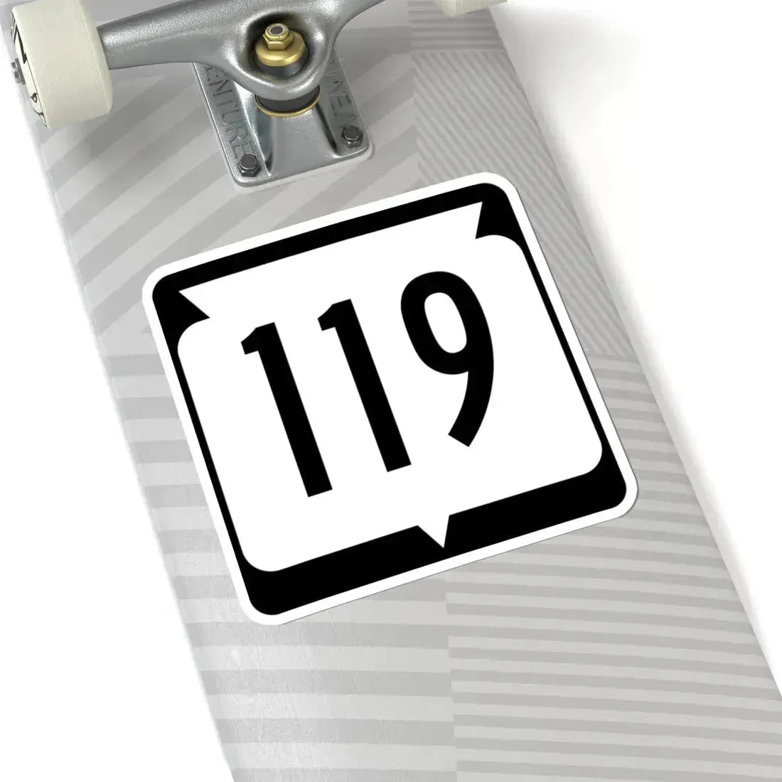 WIS 119 (Wisconsin) (Road Sign) STICKER Vinyl Kiss-Cut Decal - The Sticker Space