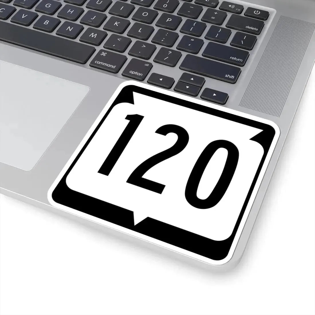 WIS 120 (Wisconsin) (Road Sign) STICKER Vinyl Kiss-Cut Decal - The Sticker Space