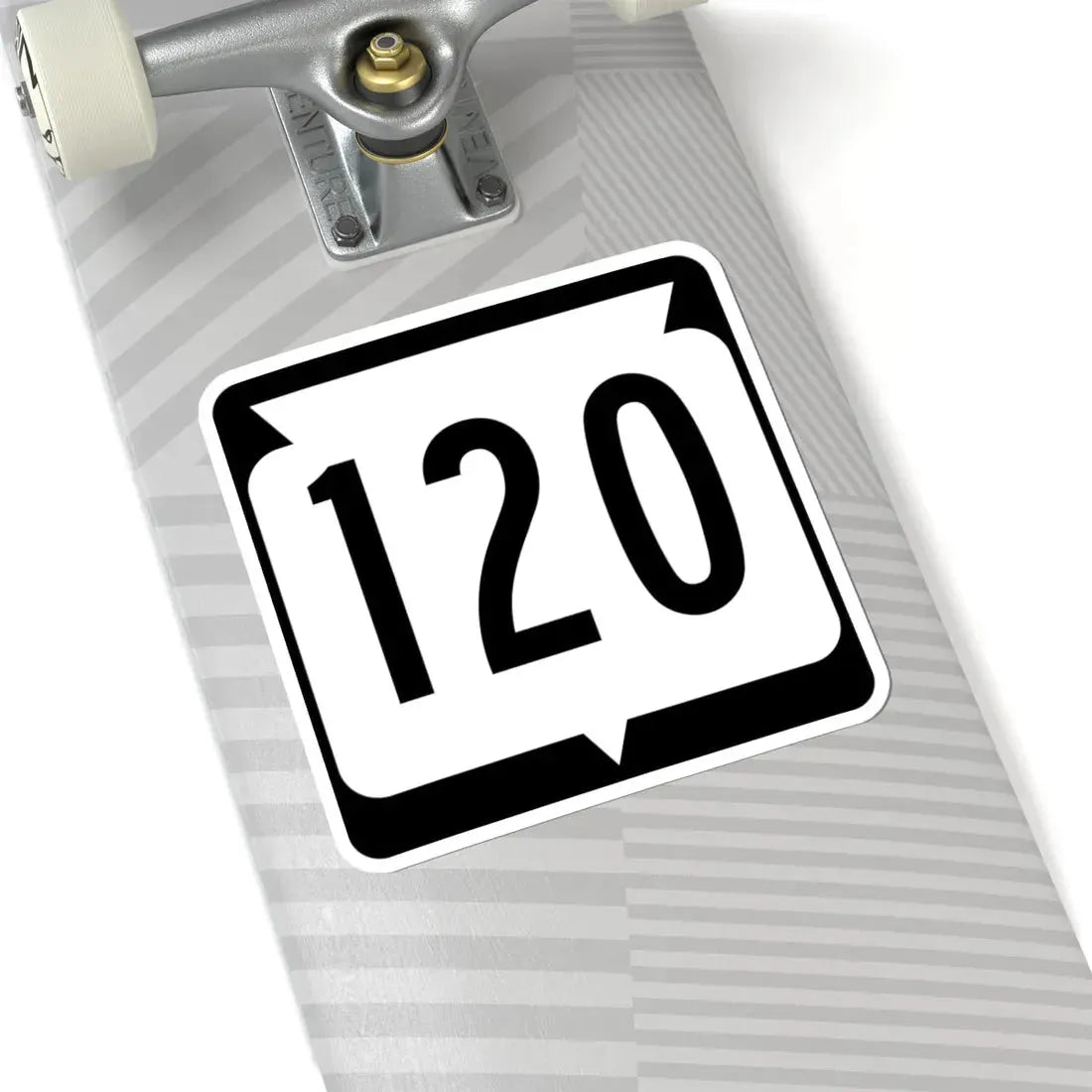 WIS 120 (Wisconsin) (Road Sign) STICKER Vinyl Kiss-Cut Decal - The Sticker Space