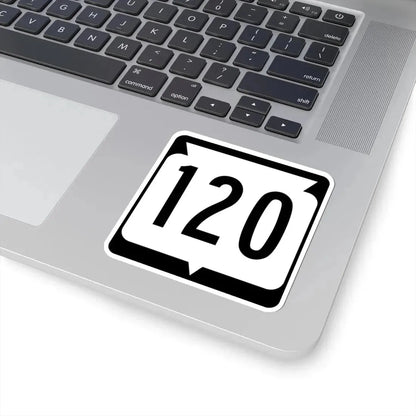 WIS 120 (Wisconsin) (Road Sign) STICKER Vinyl Kiss-Cut Decal - The Sticker Space