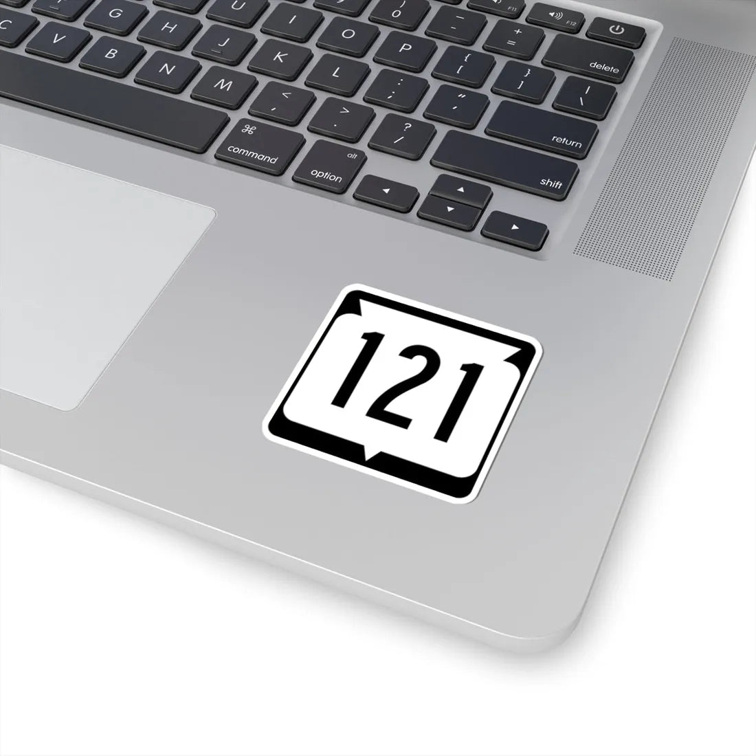 WIS 121 (Wisconsin) (Road Sign) STICKER Vinyl Kiss-Cut Decal - The Sticker Space