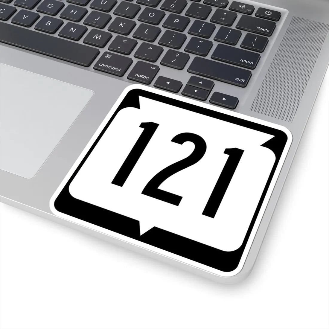 WIS 121 (Wisconsin) (Road Sign) STICKER Vinyl Kiss-Cut Decal - The Sticker Space