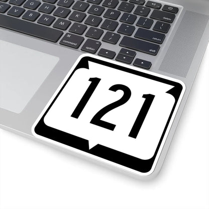 WIS 121 (Wisconsin) (Road Sign) STICKER Vinyl Kiss-Cut Decal - The Sticker Space