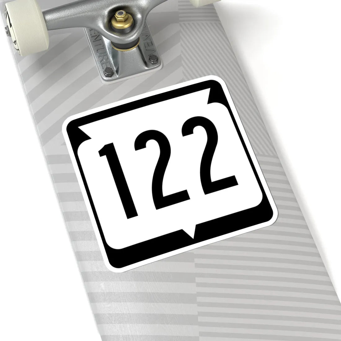 WIS 122 (Wisconsin) (Road Sign) STICKER Vinyl Kiss-Cut Decal - The Sticker Space