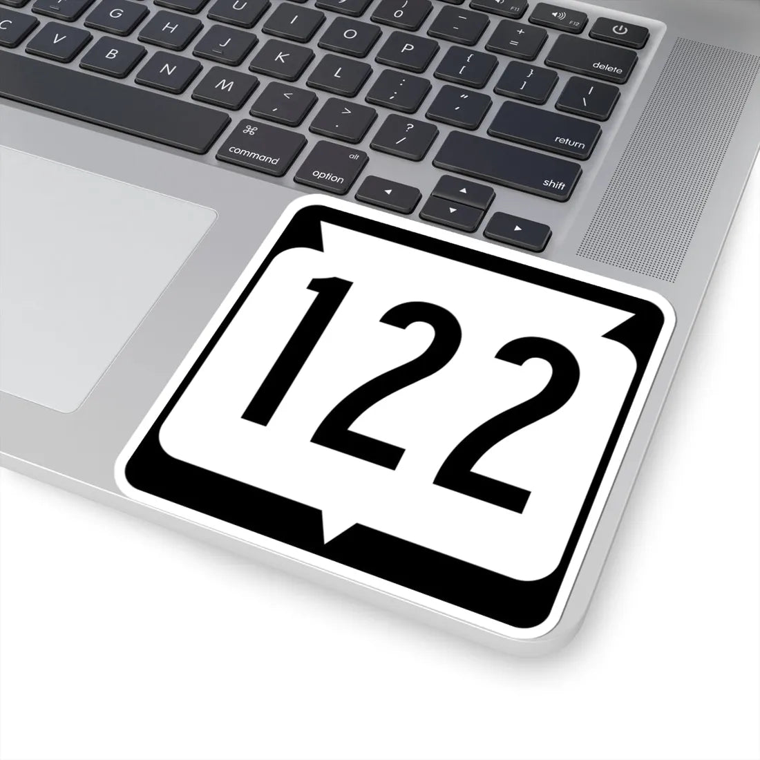 WIS 122 (Wisconsin) (Road Sign) STICKER Vinyl Kiss-Cut Decal - The Sticker Space