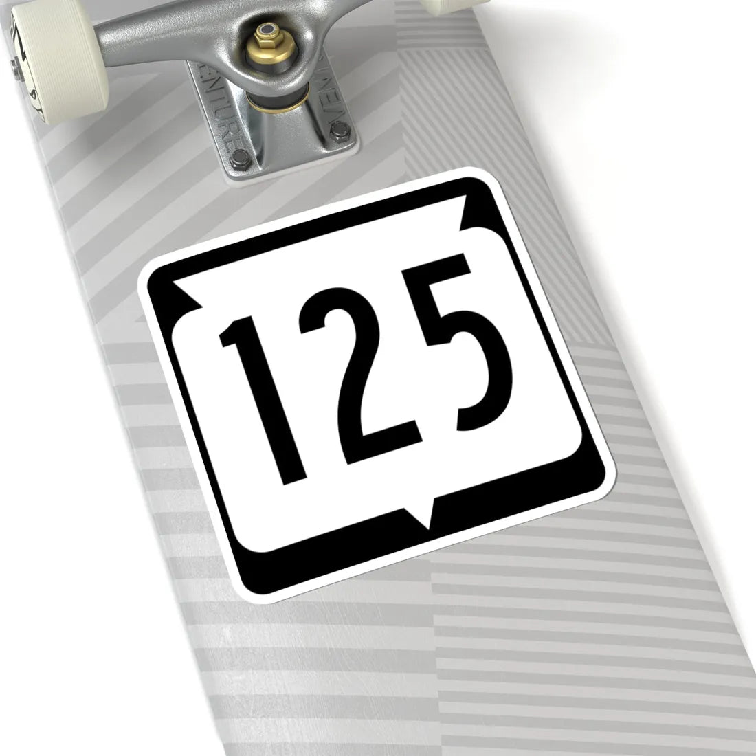 WIS 125 (Wisconsin) (Road Sign) STICKER Vinyl Kiss-Cut Decal - The Sticker Space