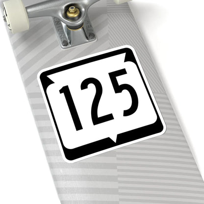 WIS 125 (Wisconsin) (Road Sign) STICKER Vinyl Kiss-Cut Decal - The Sticker Space
