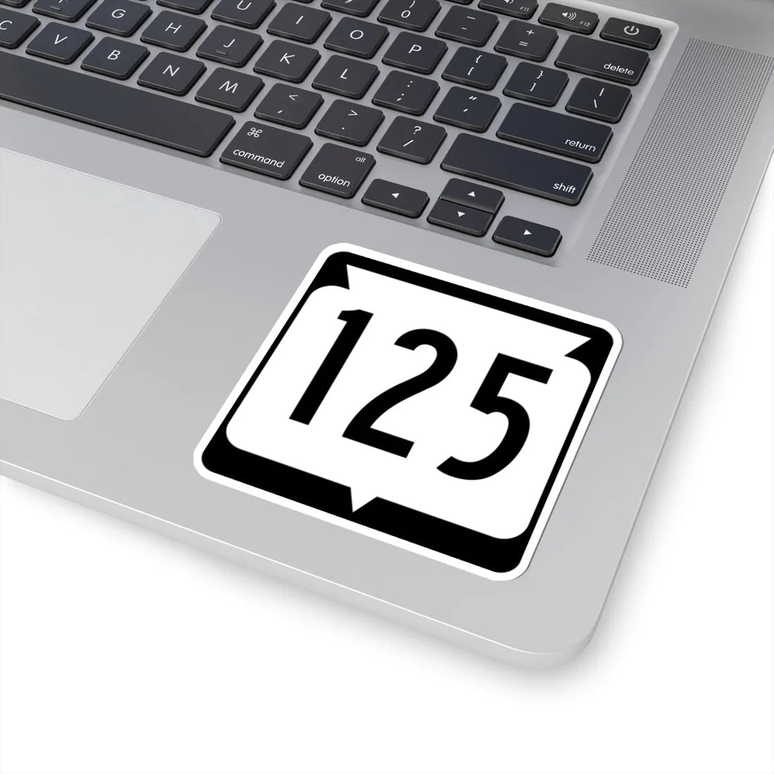 WIS 125 (Wisconsin) (Road Sign) STICKER Vinyl Kiss-Cut Decal - The Sticker Space