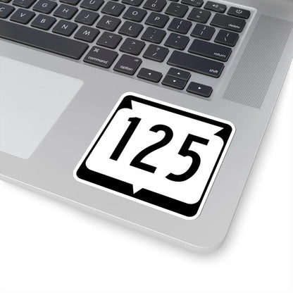 WIS 125 (Wisconsin) (Road Sign) STICKER Vinyl Kiss-Cut Decal - The Sticker Space