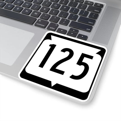 WIS 125 (Wisconsin) (Road Sign) STICKER Vinyl Kiss-Cut Decal - The Sticker Space