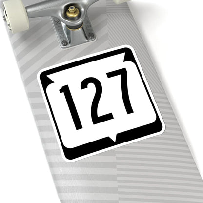 WIS 127 (Wisconsin) (Road Sign) STICKER Vinyl Kiss-Cut Decal - The Sticker Space