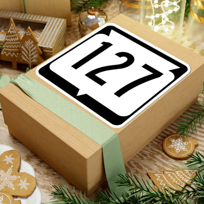 WIS 127 (Wisconsin) (Road Sign) STICKER Vinyl Kiss-Cut Decal - The Sticker Space