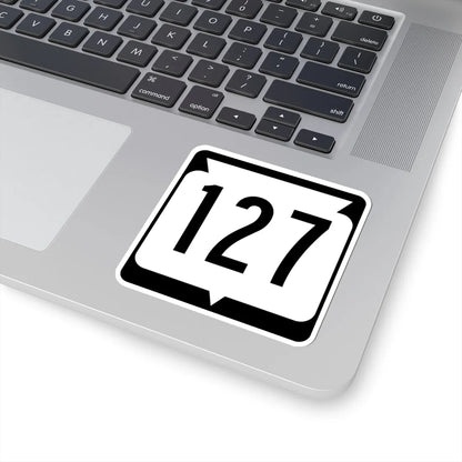 WIS 127 (Wisconsin) (Road Sign) STICKER Vinyl Kiss-Cut Decal - The Sticker Space