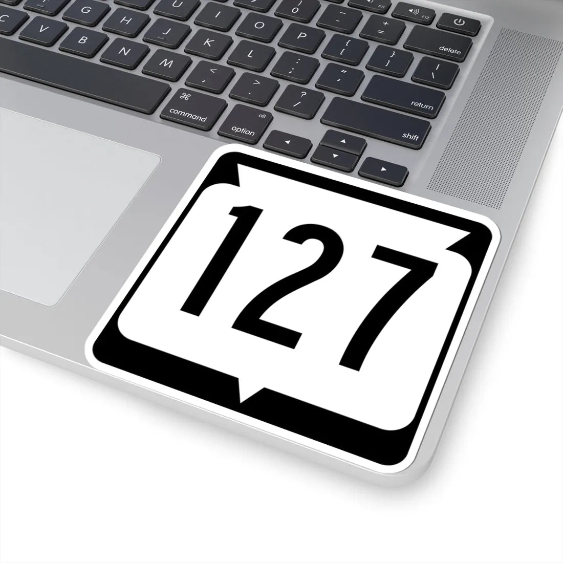 WIS 127 (Wisconsin) (Road Sign) STICKER Vinyl Kiss-Cut Decal - The Sticker Space