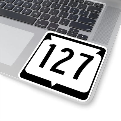 WIS 127 (Wisconsin) (Road Sign) STICKER Vinyl Kiss-Cut Decal - The Sticker Space