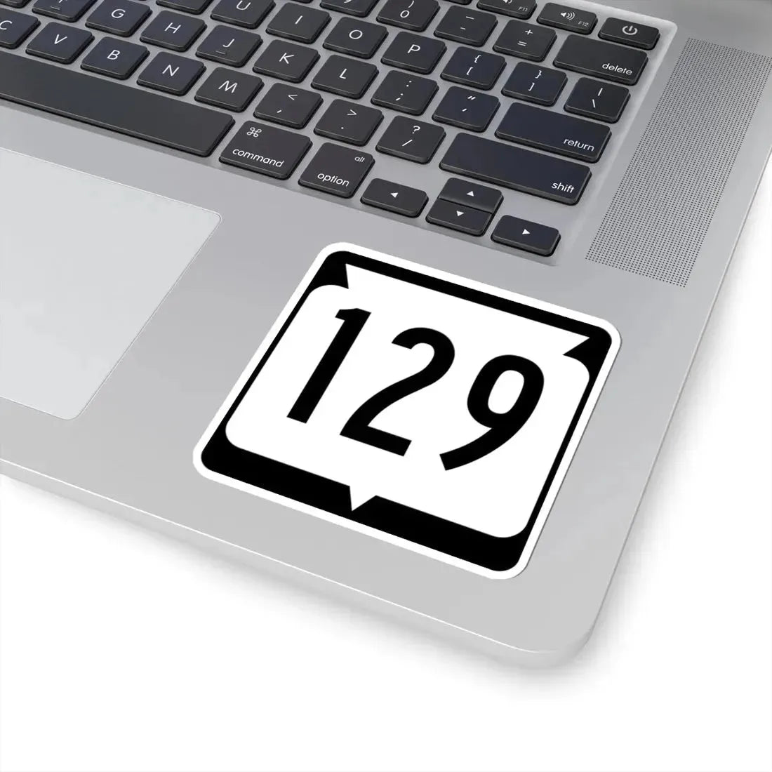 WIS 129 (Wisconsin) (Road Sign) STICKER Vinyl Kiss-Cut Decal - The Sticker Space