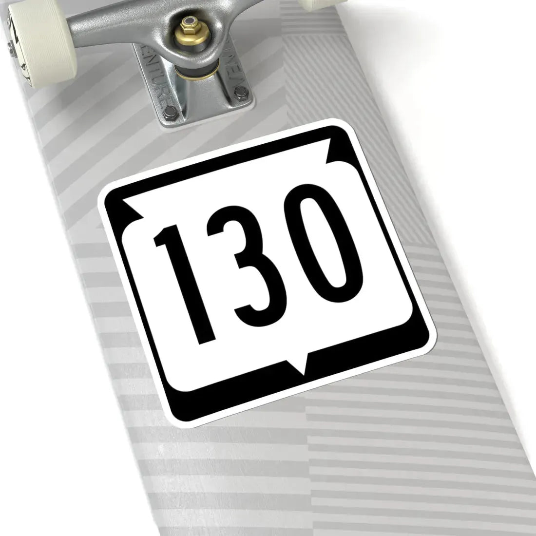 WIS 130 (Wisconsin) (Road Sign) STICKER Vinyl Kiss-Cut Decal - The Sticker Space