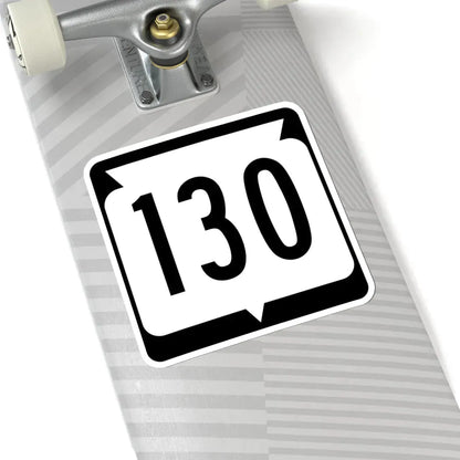 WIS 130 (Wisconsin) (Road Sign) STICKER Vinyl Kiss-Cut Decal - The Sticker Space