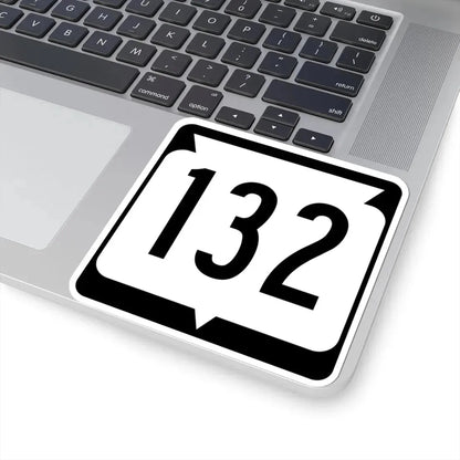 WIS 132 (Wisconsin) (Road Sign) STICKER Vinyl Kiss-Cut Decal - The Sticker Space