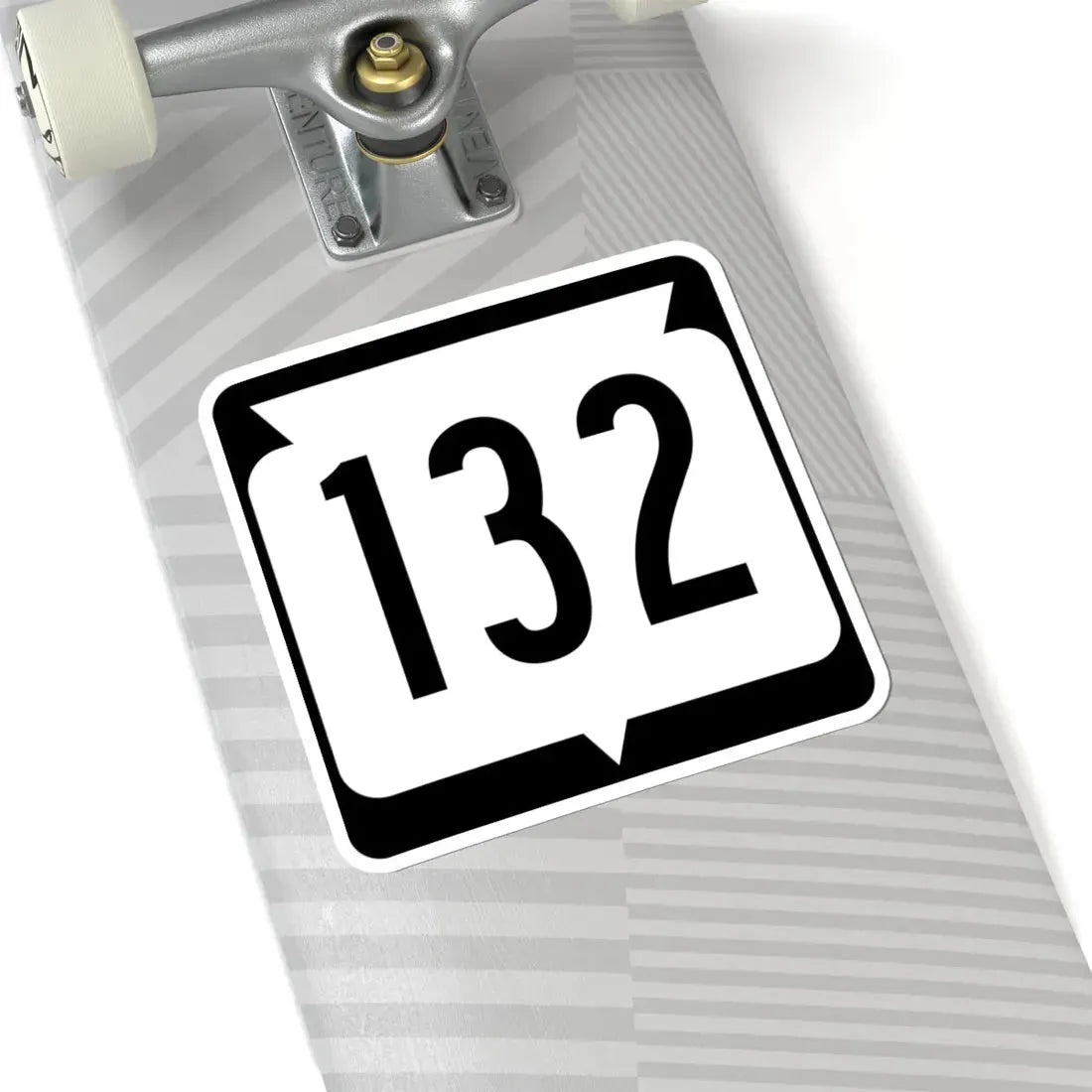 WIS 132 (Wisconsin) (Road Sign) STICKER Vinyl Kiss-Cut Decal - The Sticker Space