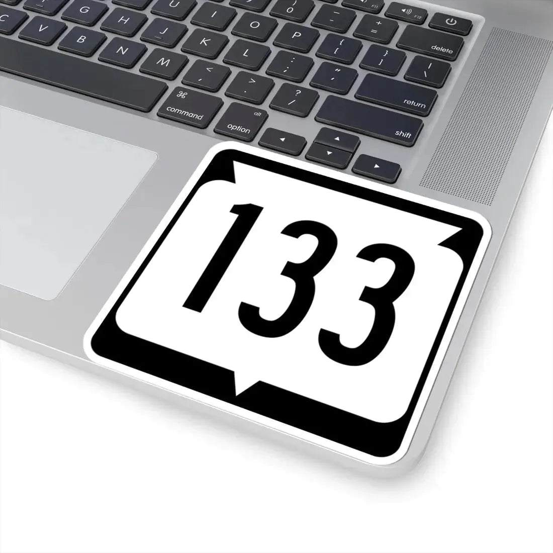 WIS 133 (Wisconsin) (Road Sign) STICKER Vinyl Kiss-Cut Decal - The Sticker Space