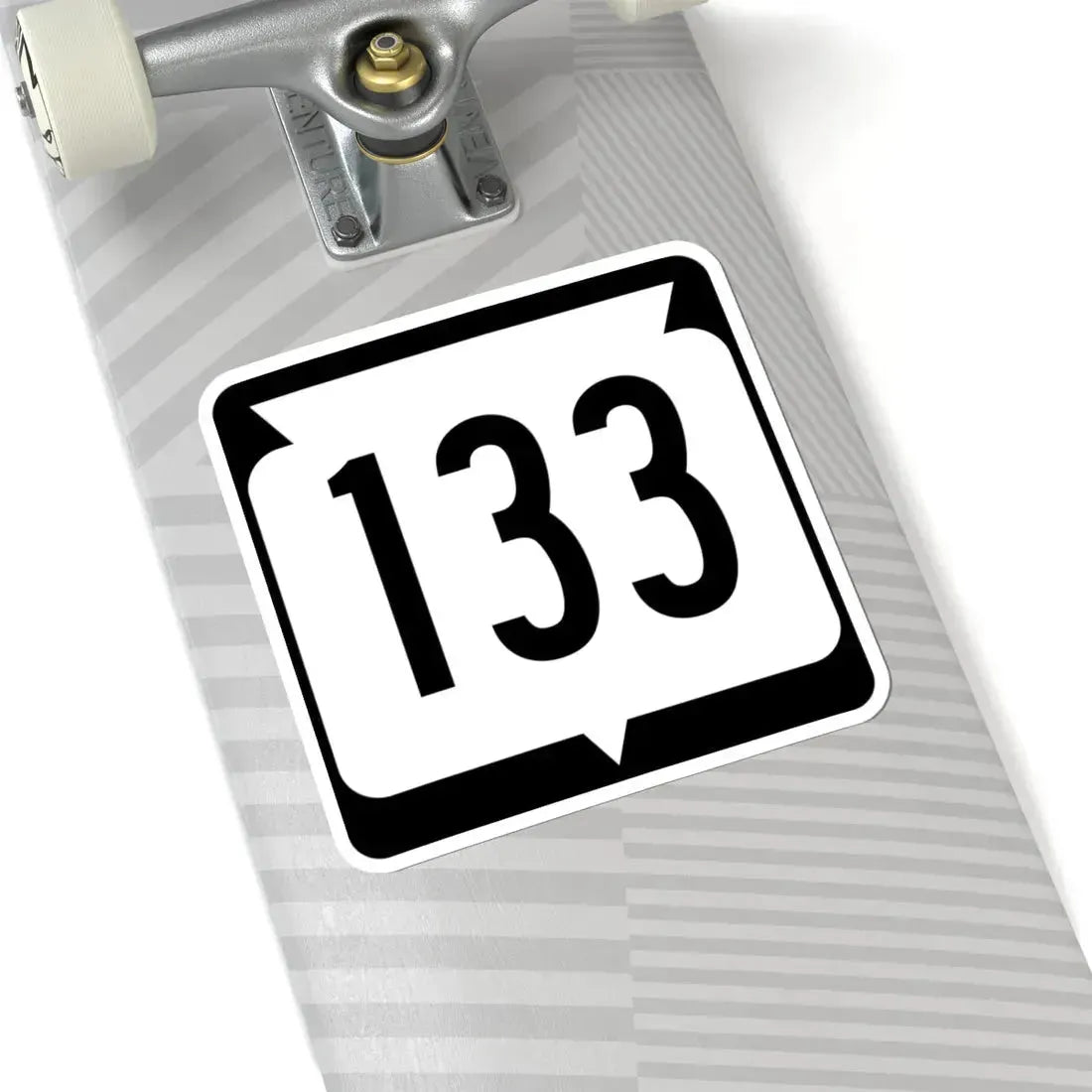 WIS 133 (Wisconsin) (Road Sign) STICKER Vinyl Kiss-Cut Decal - The Sticker Space