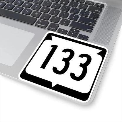 WIS 133 (Wisconsin) (Road Sign) STICKER Vinyl Kiss-Cut Decal - The Sticker Space