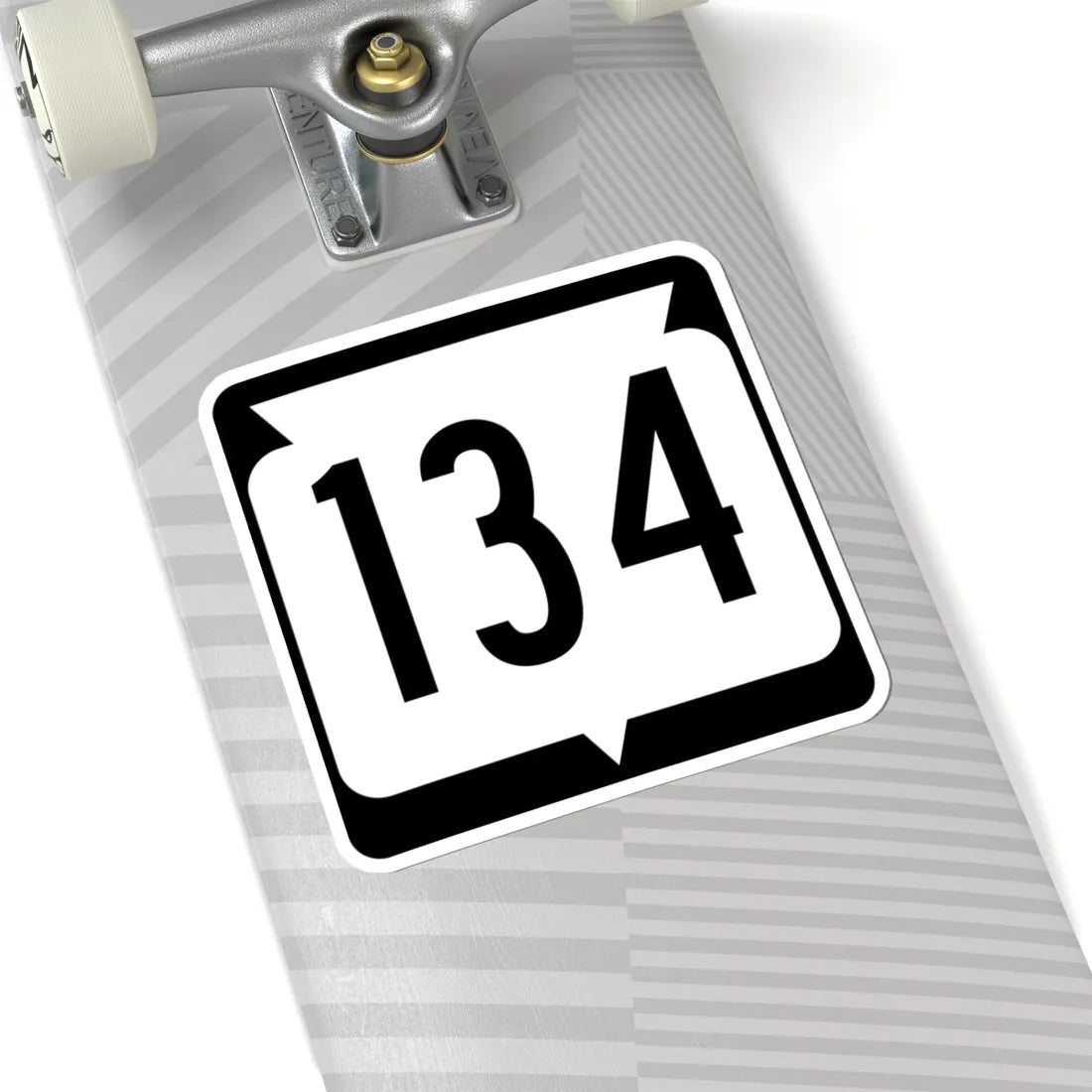 WIS 134 (Wisconsin) (Road Sign) STICKER Vinyl Kiss-Cut Decal - The Sticker Space