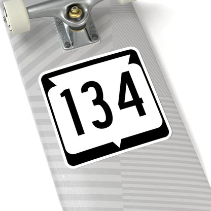WIS 134 (Wisconsin) (Road Sign) STICKER Vinyl Kiss-Cut Decal - The Sticker Space