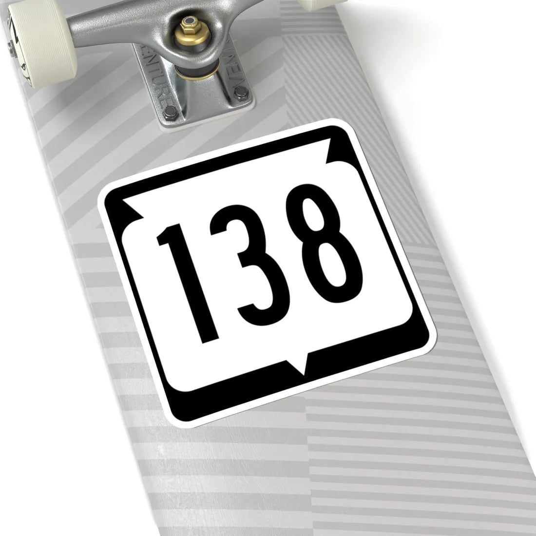 WIS 138 (Wisconsin) (Road Sign) STICKER Vinyl Kiss-Cut Decal - The Sticker Space