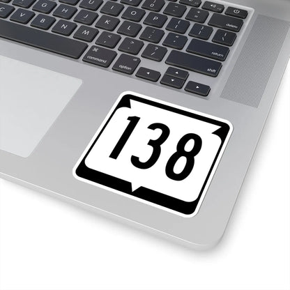 WIS 138 (Wisconsin) (Road Sign) STICKER Vinyl Kiss-Cut Decal - The Sticker Space
