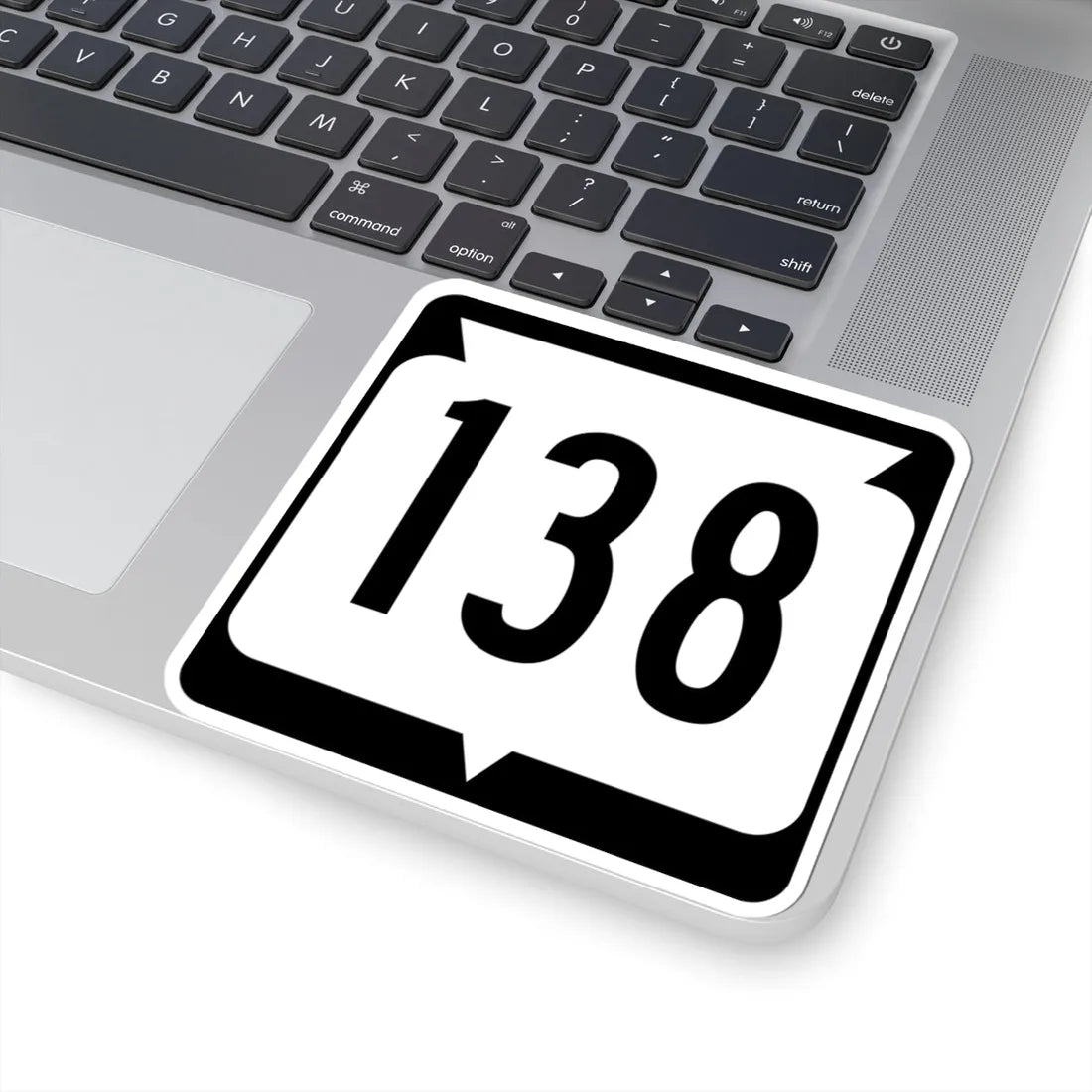 WIS 138 (Wisconsin) (Road Sign) STICKER Vinyl Kiss-Cut Decal - The Sticker Space