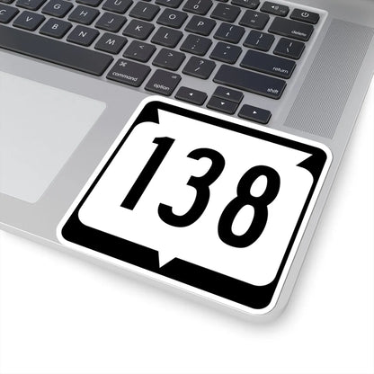 WIS 138 (Wisconsin) (Road Sign) STICKER Vinyl Kiss-Cut Decal - The Sticker Space