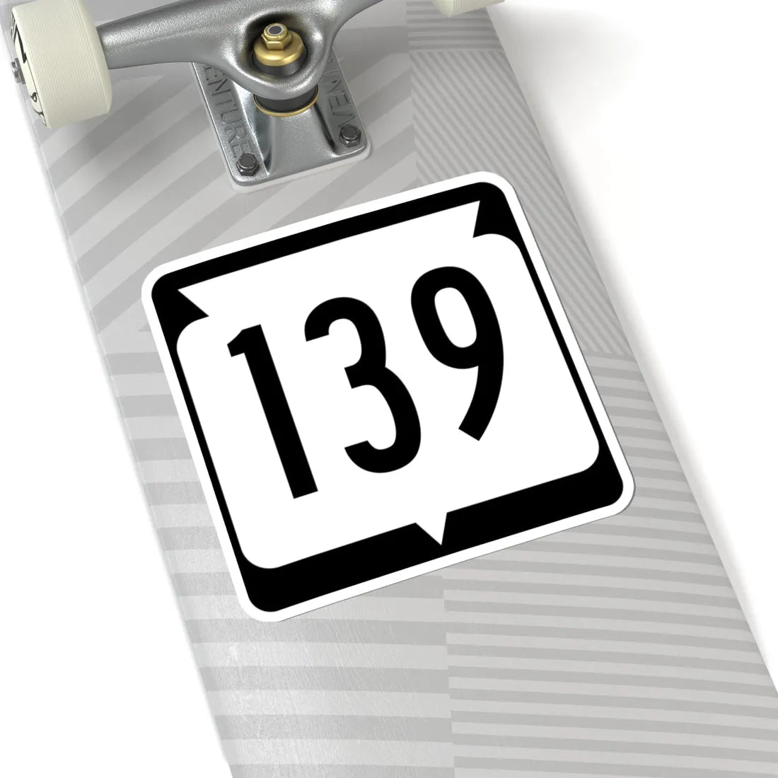 WIS 139 (Wisconsin) (Road Sign) STICKER Vinyl Kiss-Cut Decal - The Sticker Space