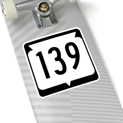 WIS 139 (Wisconsin) (Road Sign) STICKER Vinyl Kiss-Cut Decal - The Sticker Space