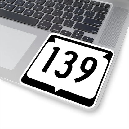 WIS 139 (Wisconsin) (Road Sign) STICKER Vinyl Kiss-Cut Decal - The Sticker Space