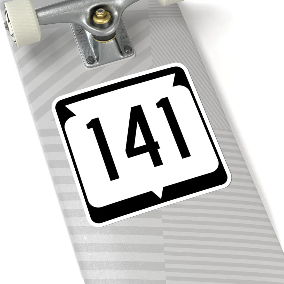 WIS 141 (Wisconsin) (Road Sign) STICKER Vinyl Kiss-Cut Decal - The Sticker Space