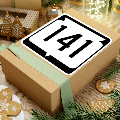 WIS 141 (Wisconsin) (Road Sign) STICKER Vinyl Kiss-Cut Decal - The Sticker Space