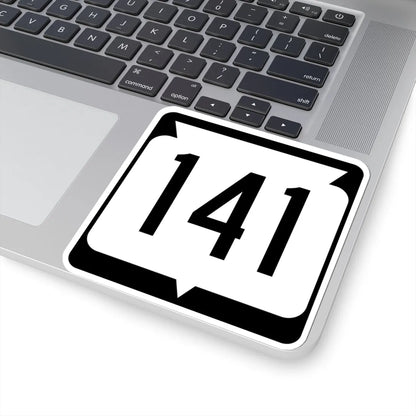 WIS 141 (Wisconsin) (Road Sign) STICKER Vinyl Kiss-Cut Decal - The Sticker Space