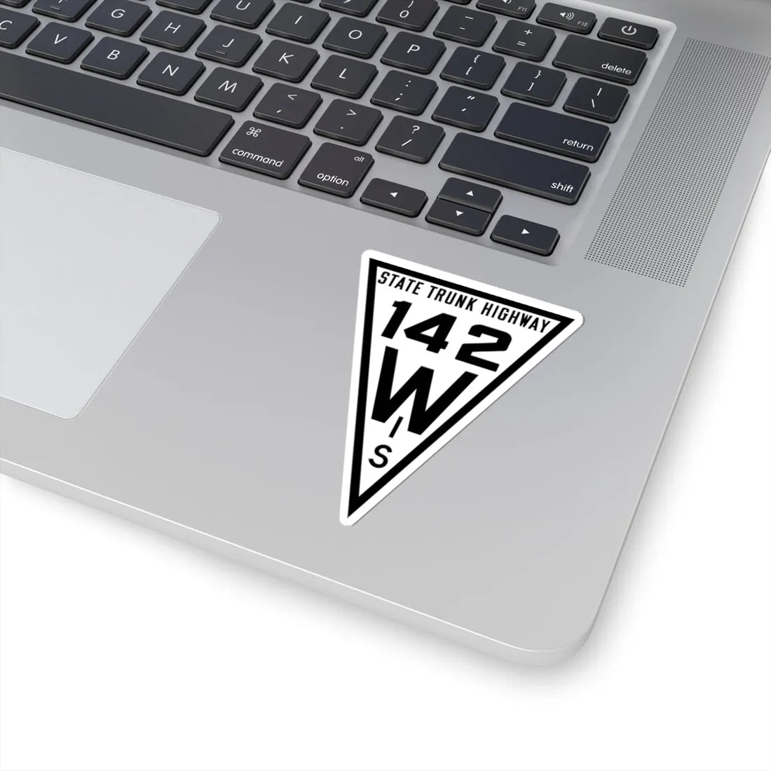 WIS 142 1919 (Wisconsin) (Road Sign) STICKER Vinyl Kiss-Cut Decal - The Sticker Space