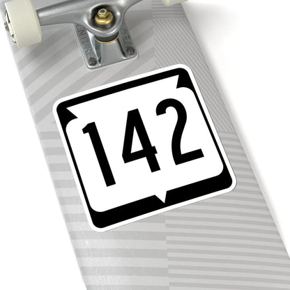 WIS 142 (Wisconsin) (Road Sign) STICKER Vinyl Kiss-Cut Decal - The Sticker Space