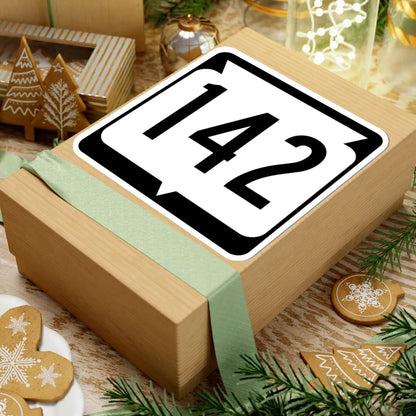 WIS 142 (Wisconsin) (Road Sign) STICKER Vinyl Kiss-Cut Decal - The Sticker Space