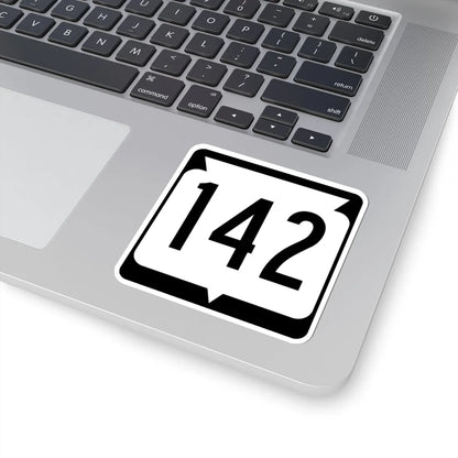 WIS 142 (Wisconsin) (Road Sign) STICKER Vinyl Kiss-Cut Decal - The Sticker Space