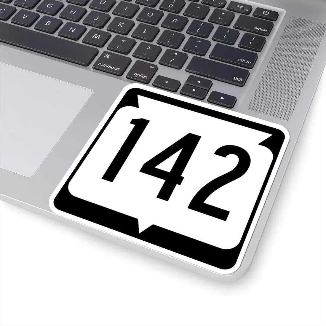 WIS 142 (Wisconsin) (Road Sign) STICKER Vinyl Kiss-Cut Decal - The Sticker Space