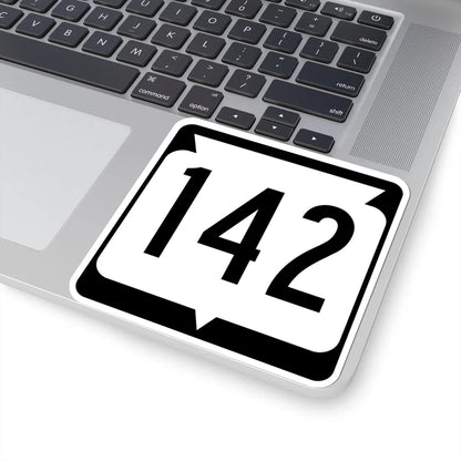WIS 142 (Wisconsin) (Road Sign) STICKER Vinyl Kiss-Cut Decal - The Sticker Space