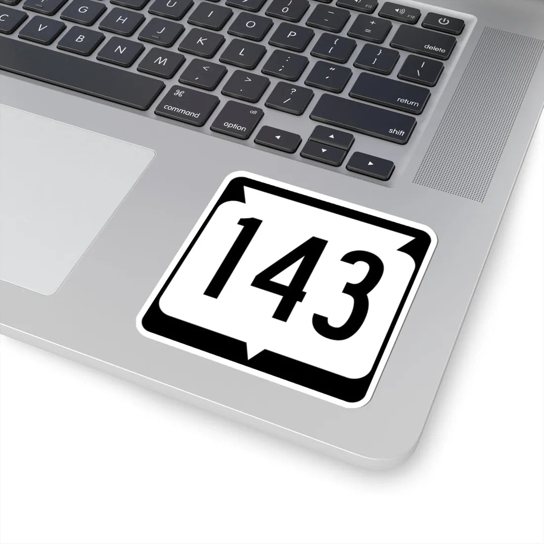 WIS 143 (Wisconsin) (Road Sign) STICKER Vinyl Kiss-Cut Decal - The Sticker Space