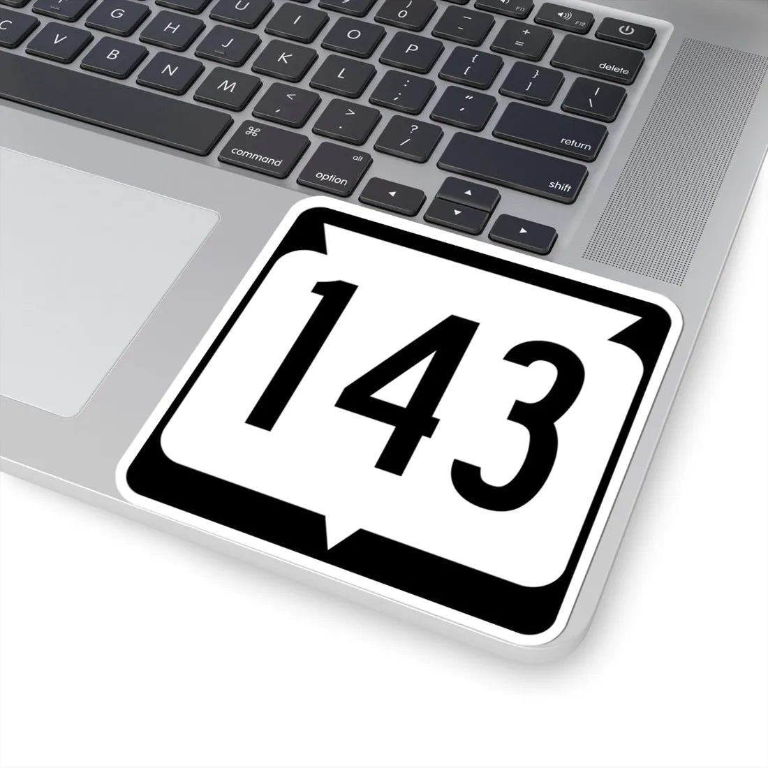 WIS 143 (Wisconsin) (Road Sign) STICKER Vinyl Kiss-Cut Decal - The Sticker Space